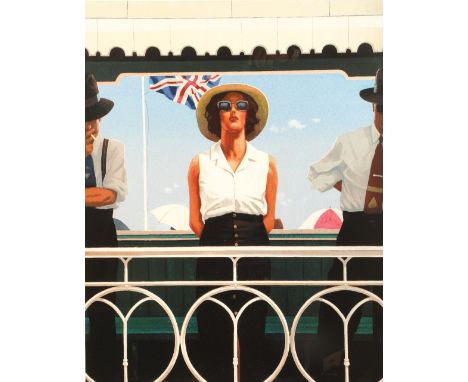 Jack Vettriano OBE (Scottish born 1951) ARR Framed limited edition print, signed lower right No 233/275 'Bird On A Wire' 72cm