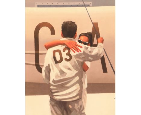 Jack Vettriano OBE (Scottish born 1951) Framed artists proof print, signed lower right 'Ship of Dreams' 29cm x 24cm