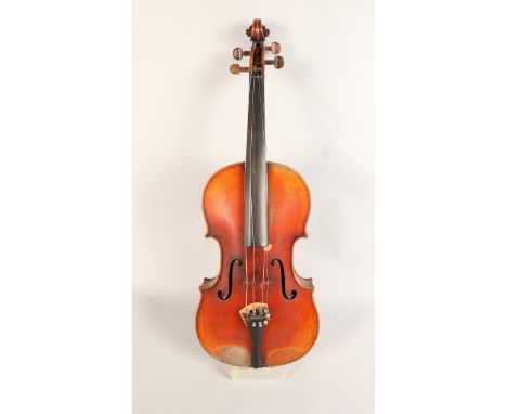 French Viola by H Derazey, circa 1860, labelled ' H Derazey A Mirecourt,' Branded Internally H Derazey, Length of back '407 m