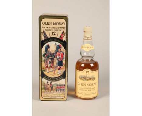 Glenmoray Single 12 year old Highland Scotch Whisky, 'Scotland's Historic Highland Regiment' The Black Watch Highland Regimen