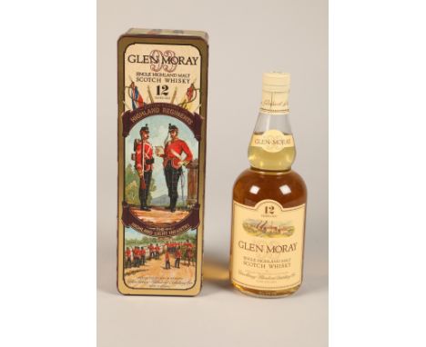 Glenmoray Single 12 year old Highland Scotch Whisky, 'Scotland's Historic Highland Regiment' The Highland Light Infantry' 70 