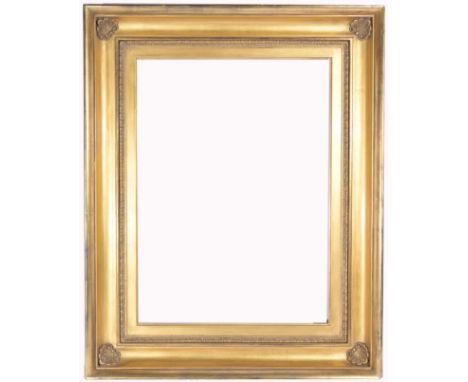Eli Wilner Custom Made Gilt Frame. Provenance: The historic period frame collection of Eli Wilner. The collection previously 