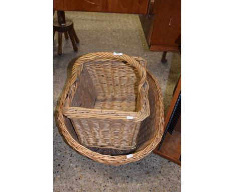 Two vintage baskets