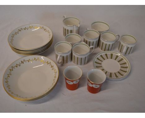 Royal Worcester 'Verona' bowls, Suzie Cooper part tea/coffee service and 2 pieces of Noritake