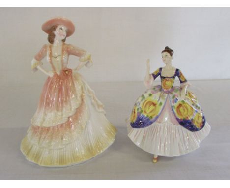 Royal Doulton figurine 'Christine' HN4930 & Royal Worcester 'Anne' figurine