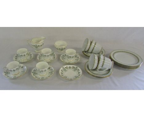 Minton 'Adam' part tea service 13 pieces & Noritake 'Katrina' part tea service 12 pieces