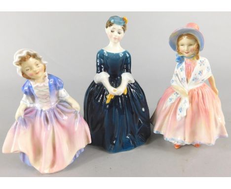 Three Royal Doulton porcelain ladies, Lily, Dinky Doo and Cherie (3)