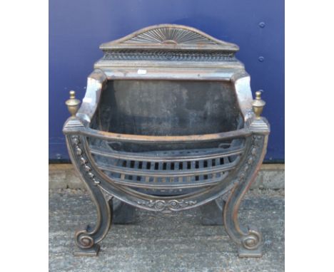 A Regency style fire grate. 56 cm wide. 
