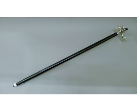 A aeroplane walking stick. 90 cm long.