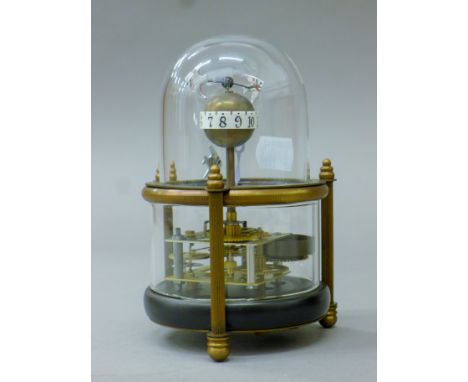 A fish clock. 14.5 cm high.