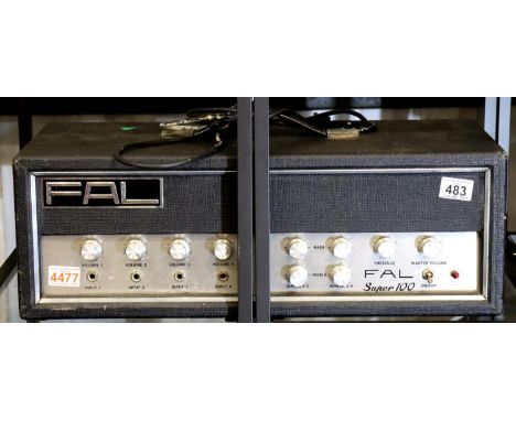 FAL super 100 four channel amplifier. Not available for in-house P&P, contact Paul O'Hea at Mailboxes on 01925 659133Conditio