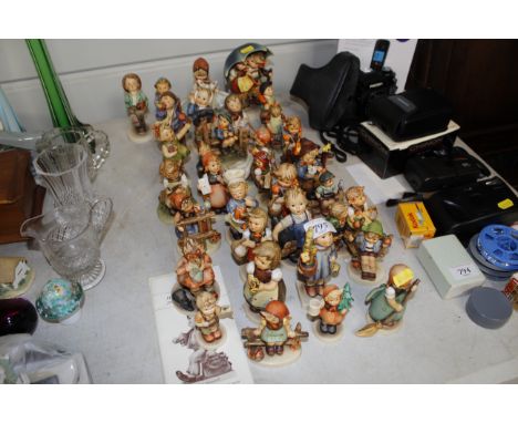 A large quantity of Hummel figures