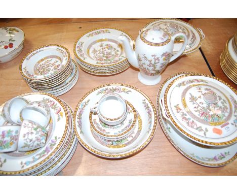 An ironstone part tea and dinner service, in the Indian Tree pattern