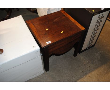 A Victorian mahogany commode