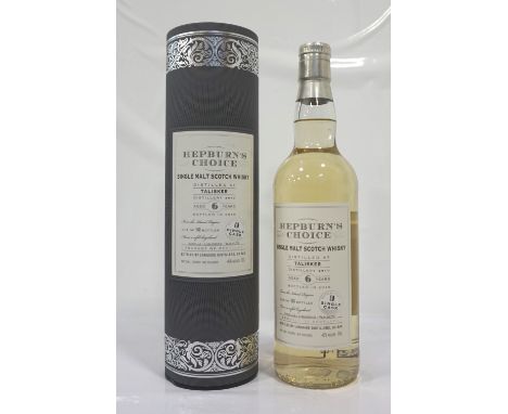 TALISKER 6YO HEPBURN'S CHOICEA young bottling of Talisker Single Malt Scotch Whisky from Langside Distillers as part of their
