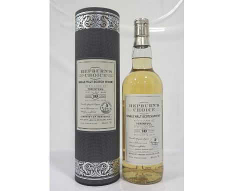 TOMINTOUL 10YO HEPBURN'S CHOICEHunter Laing's Hepburn's Choice range is named for the Director's maternal grandfather who tra