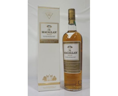 MACALLAN GOLDA bottle of the entry level Macallan Gold Single Malt Scotch Whisky.  70cl.  40% abv.  Matured exclusively in Sh
