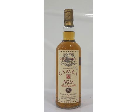 GLEN GARIOCH 10YO - CAMRA AGM 1989An rare bottle of the Glen Garioch 10 Year Old Single Malt Scotch Whisky specially selected