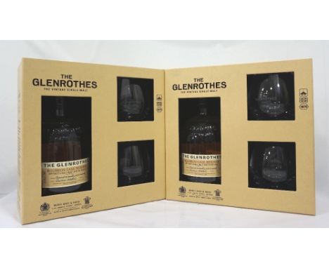 TWO GLENROTHES BOURBON CASK RESERVE GIFT SETSA pair of bottles of the Glenrothes Bourbon Cask Reserve Single Malt Scotch Whis