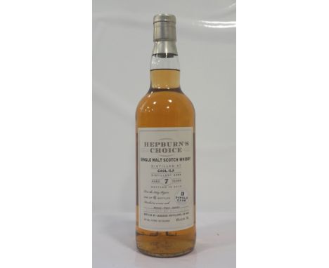 CAOL ILA 7YO - HEPBURN'S CHOICESingle Cask bottling of Caol Ila 7 Year Old Single Malt Scotch Whisky from Langside Distillers