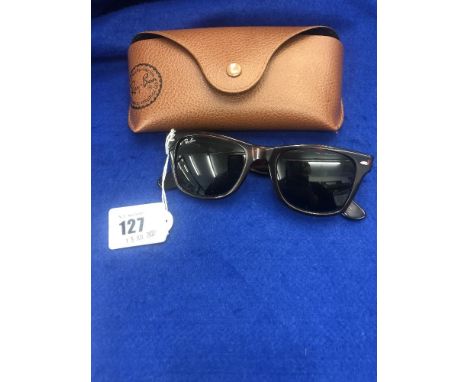 Pair of  vintage 1980's Rayban Wayfarer sunglasses