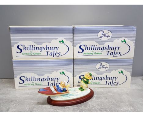 4 large pen delfin shillingsbury tales figures by Anthony Green all boxed