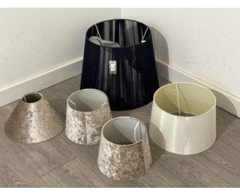 5 various lamp shades