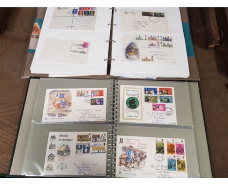 2 albums of vintage first day covers, dated arpund 60s/70s