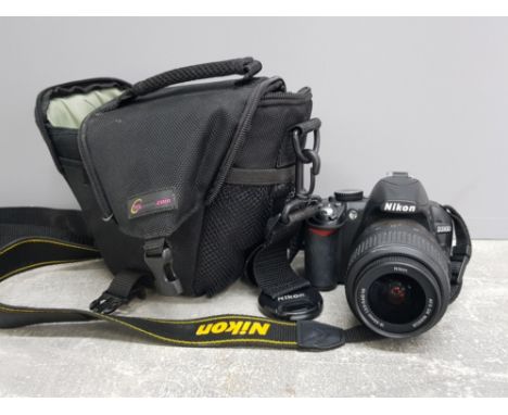 Nikon D3100 digital SLR camera with carry bag