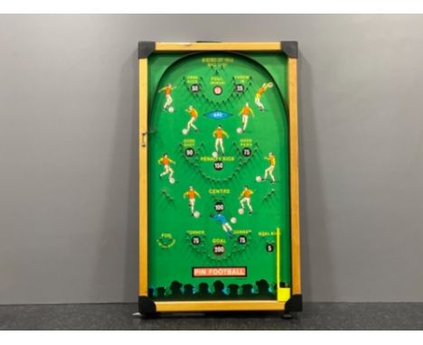 Pin football bagatelle board game