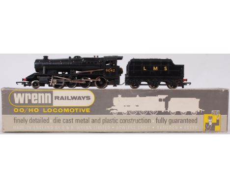 WRENN; An original vintage Wrenn 20732 Black LMS 8042 locomotive, in an unassociated box (box number W2229 )