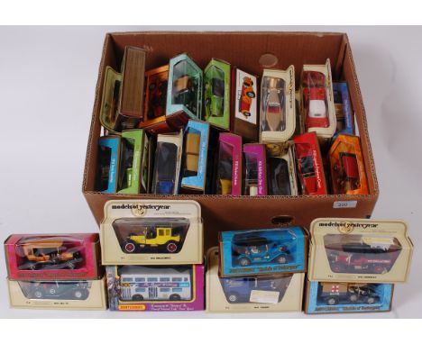 MATCHBOX MODELS OF YESTERYEAR; A large collection of assorted vintage Matchbox Models Of Yesteryear - some 60+ examples, each