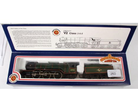 BACHMANN; An original vintage Bachmann 00 gauge V2 60903 Double Chimney 31-554 locomotive. 
