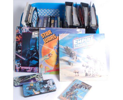 STAR WARS; A good assortment of vintage Star Wars books (and contemporary) to include fan fiction, Star Wars Lego books, vint