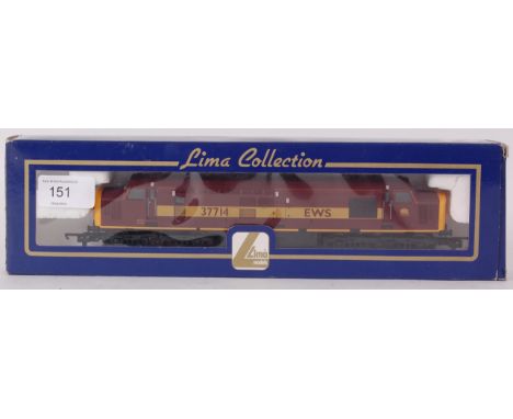 LIMA; An original vintage Lima Railways boxed trainset locomotive - L204793 EWS 37714 Class loco. 
