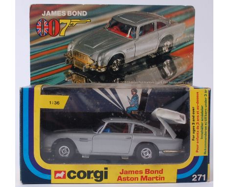 CORGI; An original Corgi James Bond 007 Aston Martin 1:36 scale diecast model within original box. Appearing unopened and com