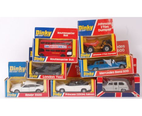 DINKY; A collection of 7x vintage boxed Dinky Toys diecast models, each within original boxes, comprising of; 128, 241, 289, 