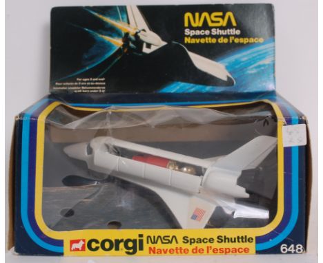 DINKY; An original vintage Dinky diecast model NASA Space Shuttle 648, within original box.