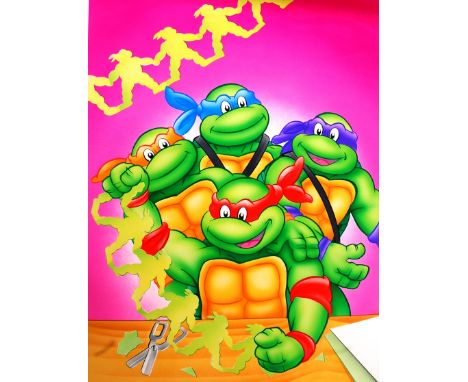 ORIGINAL TEENAGE MUTANT HERO TURTLES ARTWORK; An original piece of artwork produced by CLIC (The Character Licensing Illustra