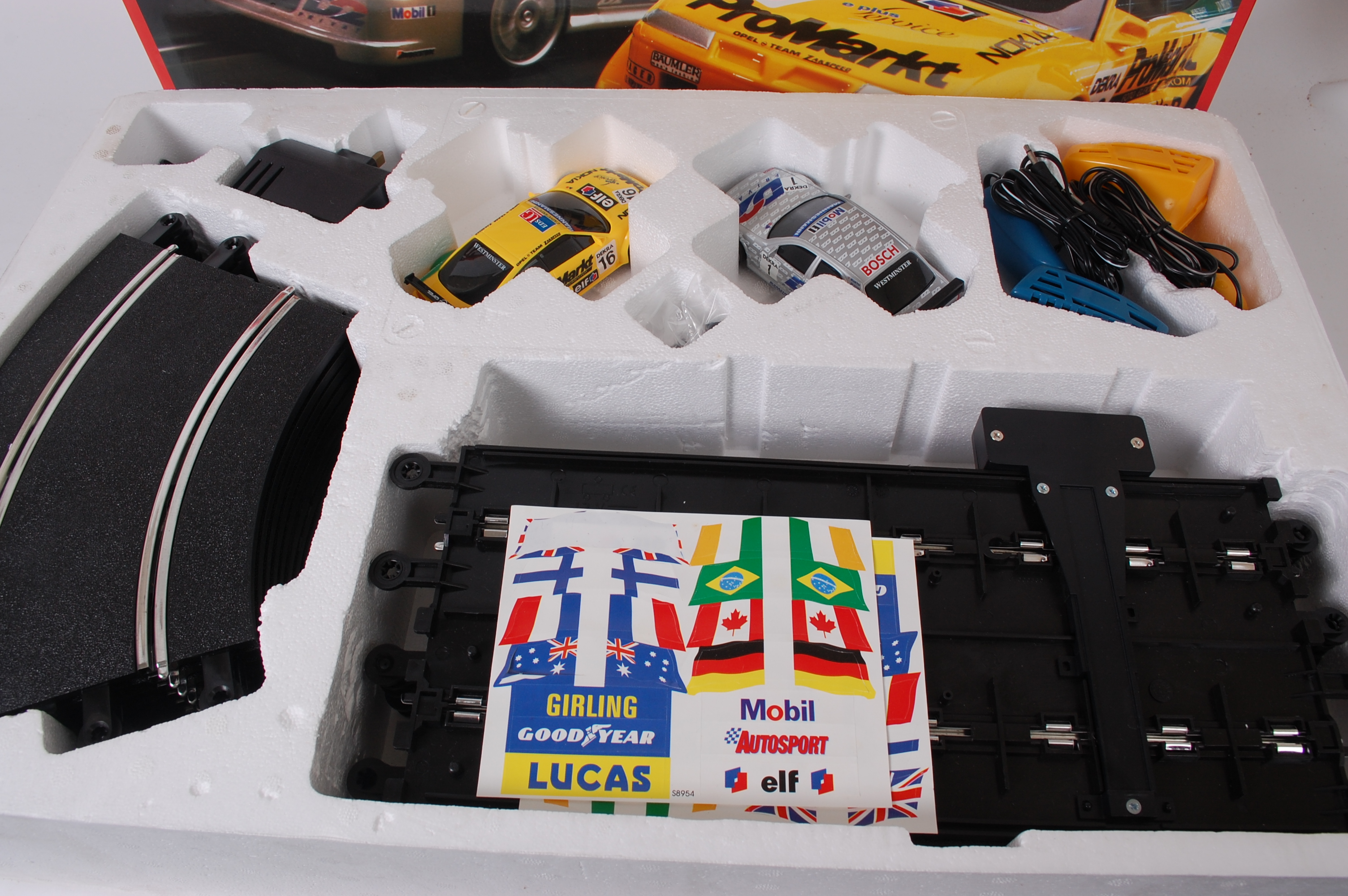 SCALEXTRIC; An original Scalextric Super Tourers C.1000 electric racing