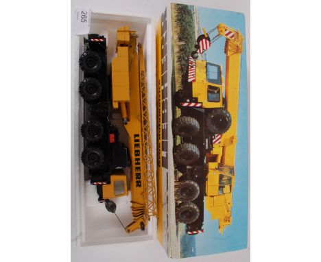 LIEBHERR CRANE; An original rare Liebherr 1:50 scale diecast model crane LTM 1060 Mobile Crane, complete within the original 