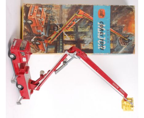 CORGI; An original vintage Corgi Majors 1127 Simon Snorkel Fire Engine, within original box with polystyrene tray.  