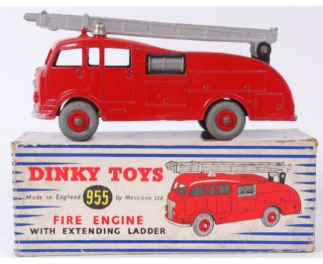 DINKY TOYS; An original vintage Dinky Toys 955 Fire Engine With Extending Ladder, by Meccano Ltd. Within original box.