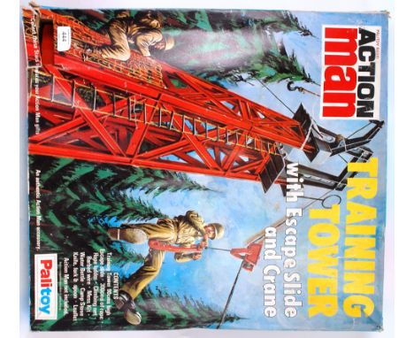 ACTION MAN; An original Palitoy Action Man Training Tower playset, within the original cardboard box.