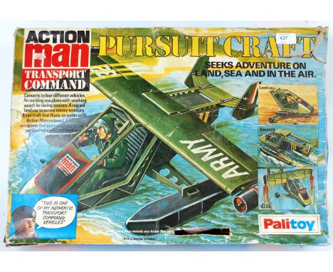 ACTION MAN; An original vintage Palitoy Action Man boxed Transport Command set - Pursuit Craft - within the original box, wit