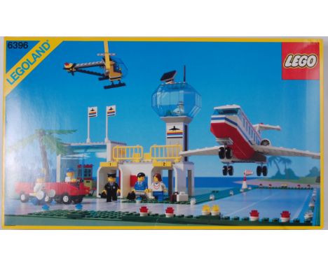 LEGO; An original vintage Lego Land 6396 Airport set, within the original box. Originally won from a Take A Break magazine co