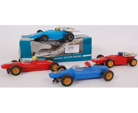 SCALEXTRIC; A collection of 4x vintage Scalextric racing cars, comprising of; C23 Arrow (with original box), C20 Dart, the ot