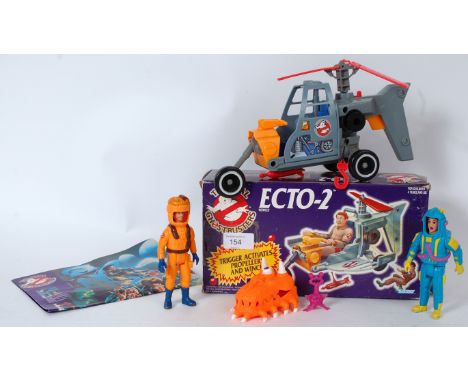 THE REAL GHOSTBUSTERS; An original vintage retro Real Ghostbusters Kenner ' Ecto 2 ' vehicle, complete with ghost in the orig