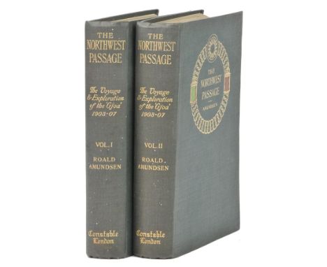 Amundsen (Roald). The North West Passage. Being the Record of a Voyage of Exploration of the Ship "Gjoa" 1903-1907, 1st Engli