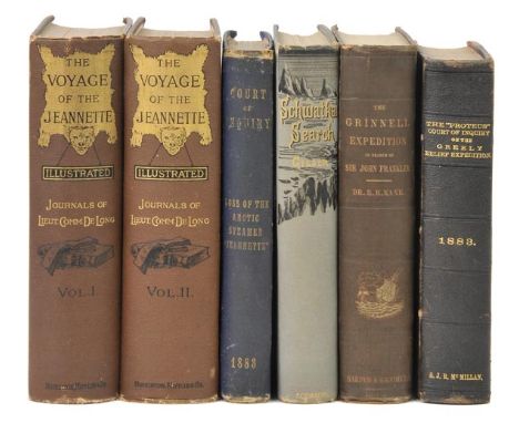 De Long (George W.). The Voyage of the Jeannette. The Ship and Ice Journals of George W. De Long, edited by his wife, Emma De